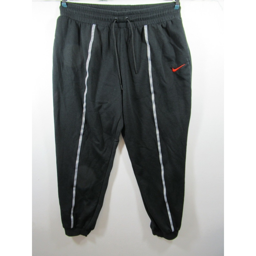 Nike NSW Icon Clash Fleece Joggers Sweatpants Women Large Black Tapered